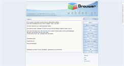 Desktop Screenshot of brouwerwebdesign.nl